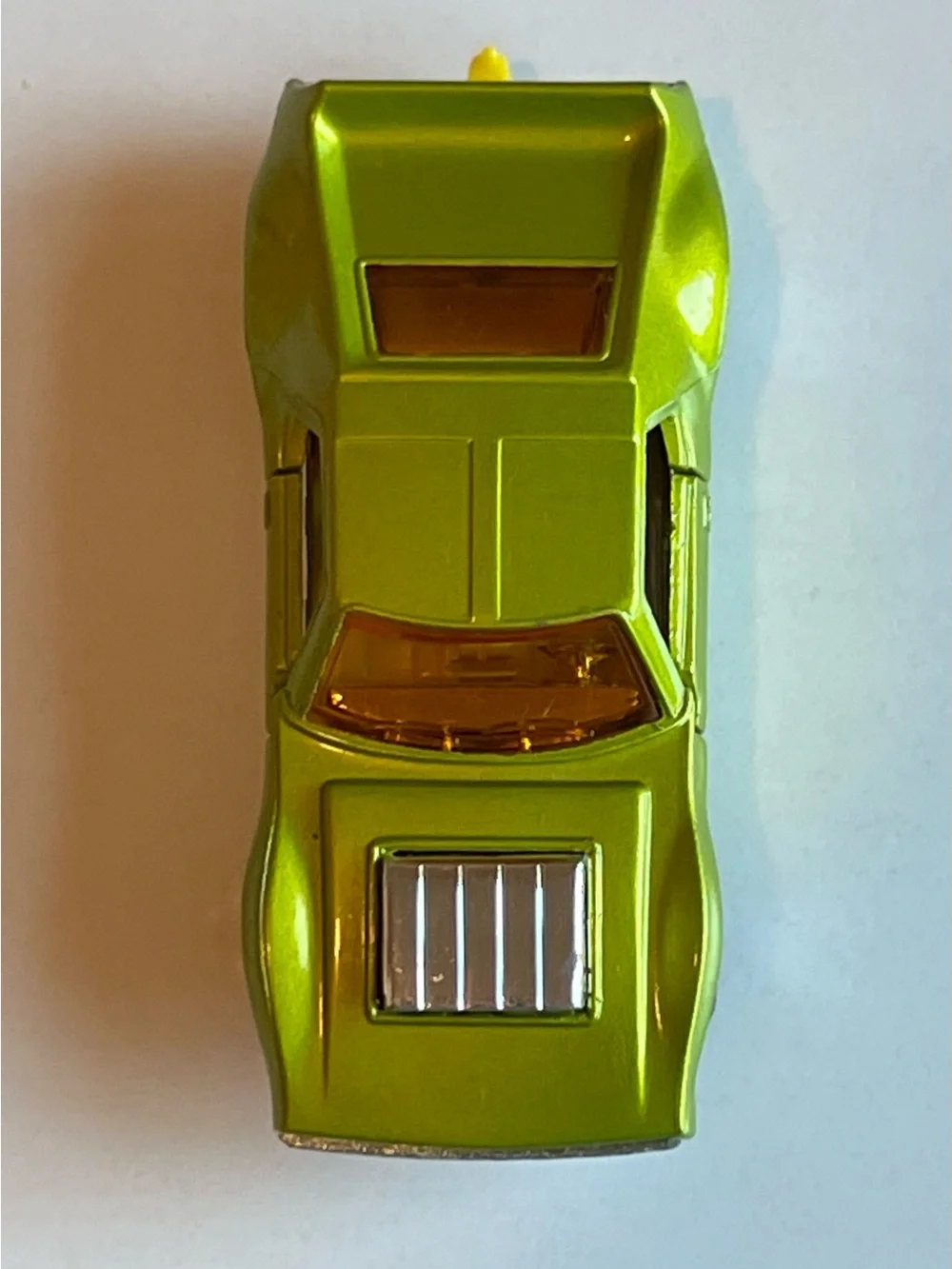 Vintage Matchbox Superfast No. 9 AMX Javelin 1972 Green with Chrome Scoop Lesney